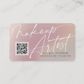メークアモダンーティスト用QRコード名刺 名刺 (正面)