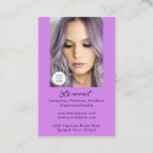 メークアモダンーティスト用QRコード名刺  名刺 (裏面)