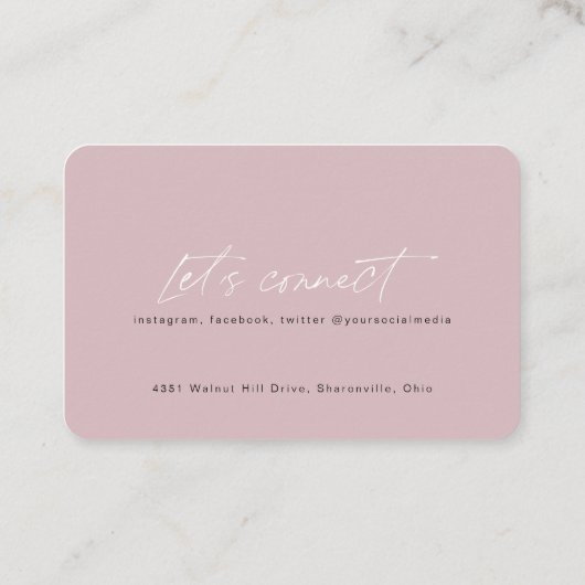 メークアモダンーティスト用QRコード名刺 名刺 (裏面)