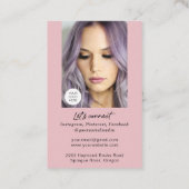 メークアモダンーティスト用QRコード名刺 名刺 (裏面)