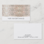 メークモダンアップアーティストのフェイク輝かしい続編 名刺 (正面/裏面)