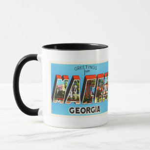 メーコンジョージアGAの古いヴィンテージ旅行記念品 マグカップ