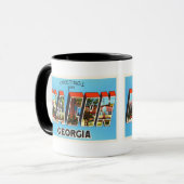 メーコンジョージアGAの古いヴィンテージ旅行記念品 マグカップ (正面左)