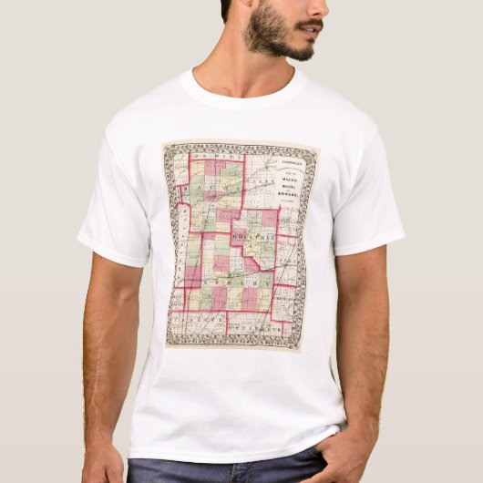 メーコン、MoultrieのShelby郡 Tシャツ (正面)
