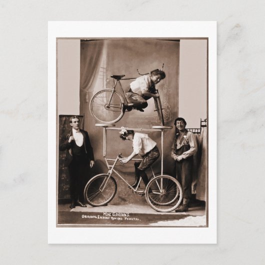 メーゴードンのオリジナル狂った動く台座 ポストカード (正面)