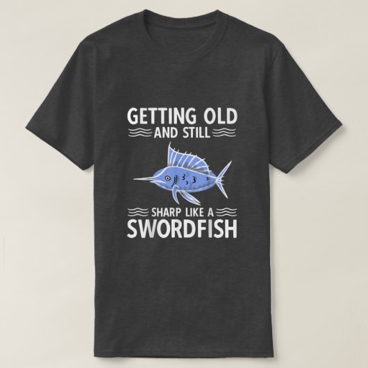 メージフィッシュアングラーズ祖父魚釣り Tシャツ (デザイン正面)