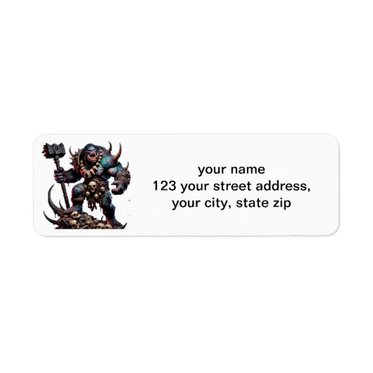 メースとトロール ラベル (正面)