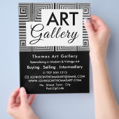 メーズトリップ（幻覚体験）のようなスクウェア、アートディーラー、ギャラリー チラシ (手)