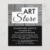 メーズトリップ(幻覚体験)のようなスクエア美術品店 チラシ (正面)