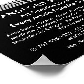 メーズトリップ（幻覚体験）のようなスクエア美術品店 ポスター (角)