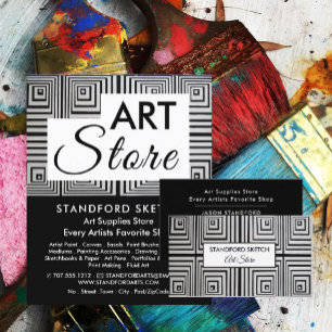 メーズトリップ(幻覚体験)のようなスクエア美術品店 名刺