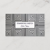 メーズトリップ(幻覚体験)のようなスクエア美術品店 名刺 (正面)