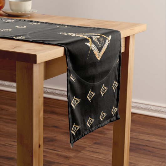 メーソニック精神（黄色） ショートテーブルランナー (インサイチュ)