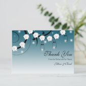 メーソンジャーおよびホタルのサンキューカード-青 サンキューカード (スタンド正面)