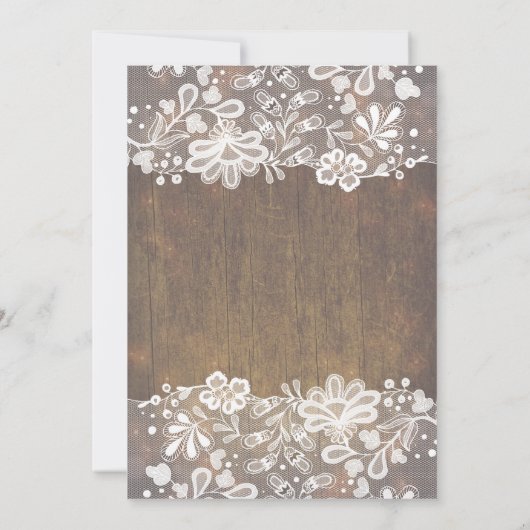 メーソンジャーのひもはレースのリハーサルの夕食をつけます 招待状 (裏面)