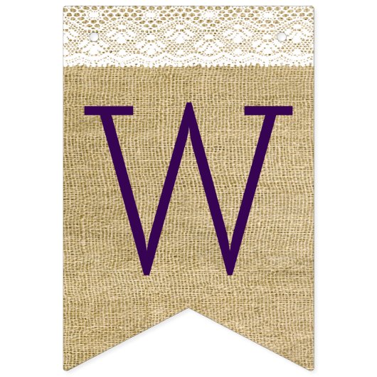 メーソンジャーのヒマワリとのバーラップおよびレースの一見 バンティングフラッグ (第1の旗)