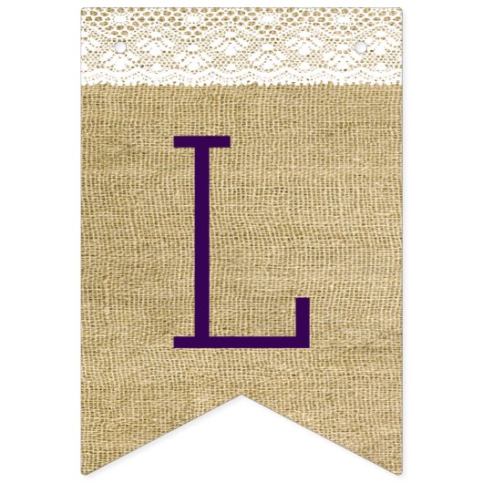 メーソンジャーのヒマワリとのバーラップおよびレースの一見 バンティングフラッグ (第3の旗)