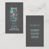 メーソンジャーのビーチの航海のな沿岸水中 名刺 (正面/裏面)