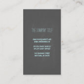 メーソンジャーのビーチの航海のな沿岸水中 名刺 (裏面)