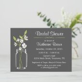 メーソンジャーのブライダルシャワーのパーティの招待状 招待状 (スタンド正面)