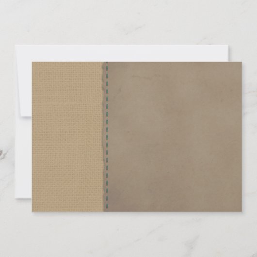 メーソンジャーのベビーシャワーの招待状 招待状 (裏面)