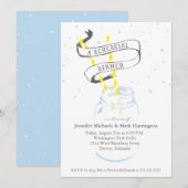 メーソンジャーのリハーサルの夕食の招待の星明かりの夜 招待状 (正面/裏面)