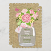 メーソンジャーの保存日付の招待状 セーブザデート (正面/裏面)