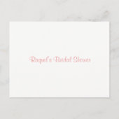 メーソンジャーの木のレシピカード インビテーションポストカード (裏面)