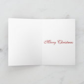 メーソンジャーの素朴なクリスマスカードのオーナメント シーズンカード (内部)
