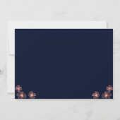 メーソンジャーの結婚式招待状-珊瑚、青いライム 招待状 (裏面)