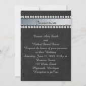 メーソンジャーを持つオートバイの結婚式招待状 招待状 (裏面)