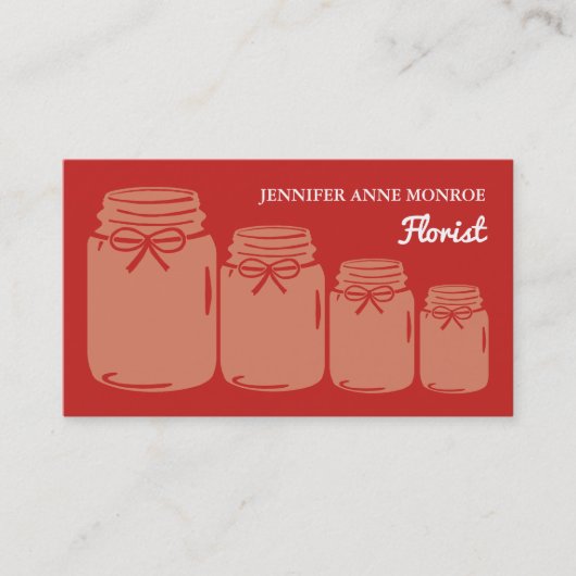 メーソンジャース、フローリィ 名刺 (正面)