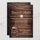 メーソンジャーライト 招待状 (正面/裏面)