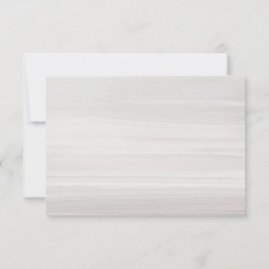 メーソンジャー及び青いアジサイの灰色のサンキューカード サンキューカード (裏面)