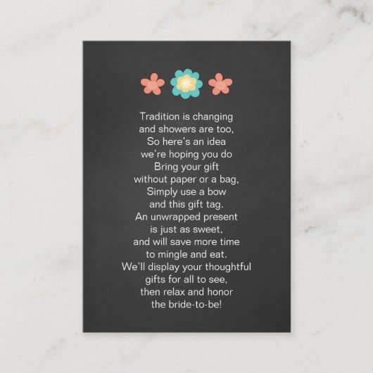 メーソンジャー覆いの表示ブライダルシャワーのギフトのラベル無し エンクロージャーカード (正面)