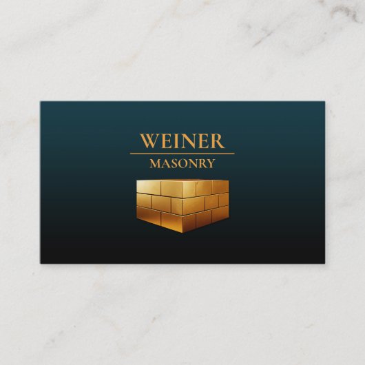 メーソンリー建築名刺 名刺 (正面)