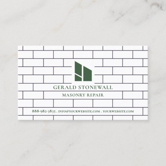 メーソンリー建築名刺 名刺 (正面)