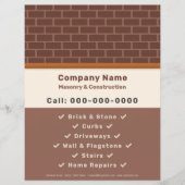 メーソンリー&建築フライヤー チラシ (正面)