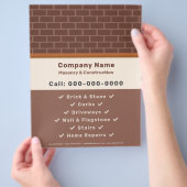 メーソンリー&建築フライヤー チラシ (手)