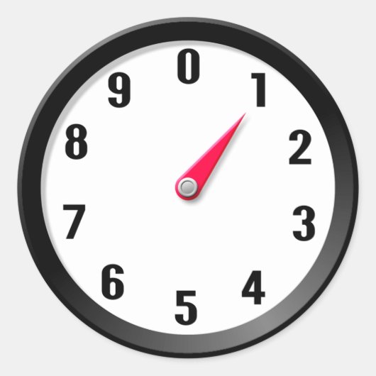 メーター1 ラウンドシール (正面)