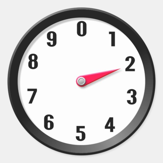 メーター2 ラウンドシール (正面)