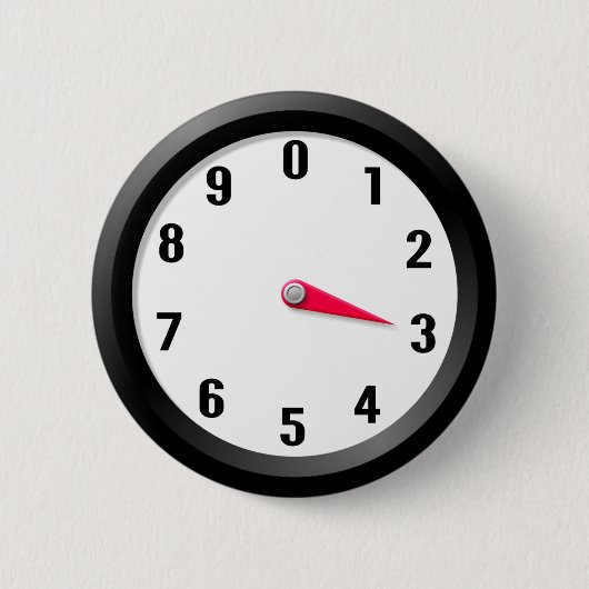 メーター3 缶バッジ (正面)