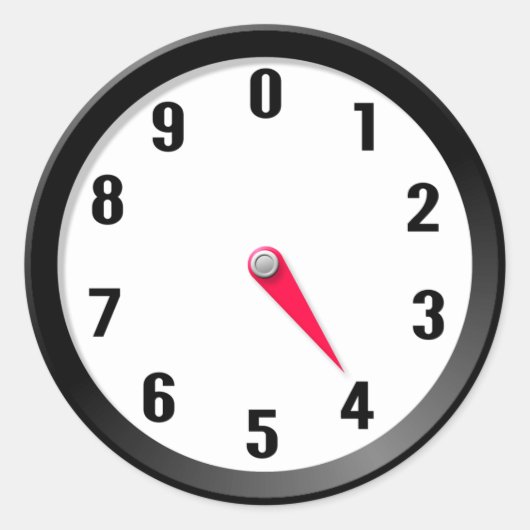 メーター4 ラウンドシール (正面)