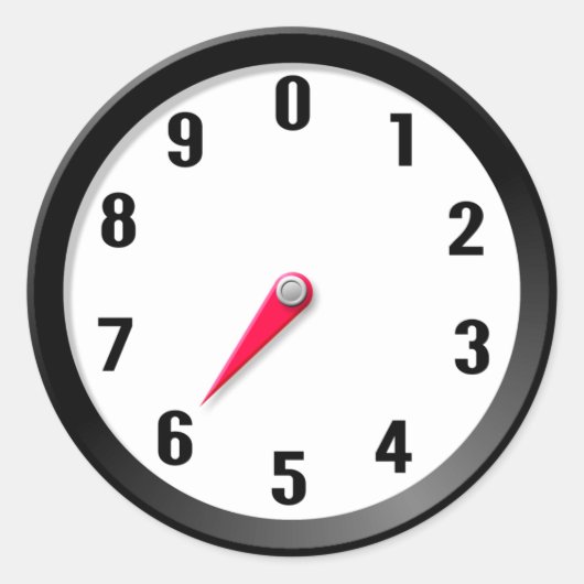 メーター6 ラウンドシール (正面)