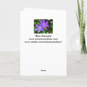 メーデーおめでとう! カード (裏面)