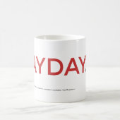 メーデーのコップ コーヒーマグカップ (中央)