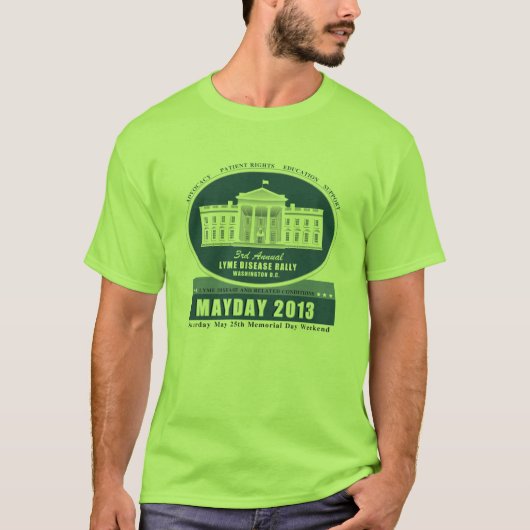 メーデーの人のTシャツ Tシャツ (正面)
