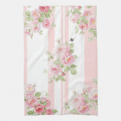 メーデーの夏のバラのシャクヤクの台所タオル キッチンタオル (縦)