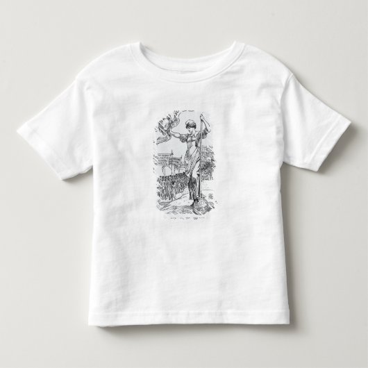 メーデー1907年 トドラーTシャツ (正面)