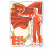 メーデー シール (正面)